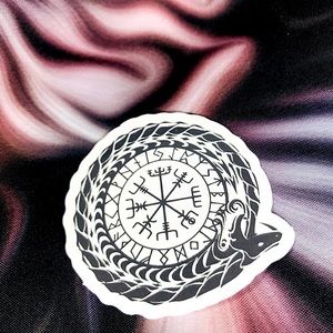 Dragon Hallow Spiritual Mandala Talisman Medallion Totem Decor Sticker